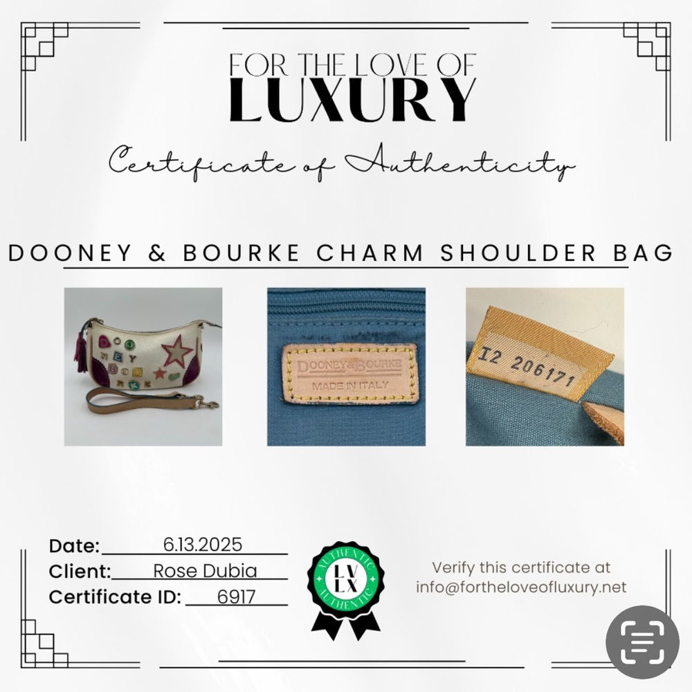 Dooney & Bourke Rare Alphabet Bag - Picture 14 of 16
